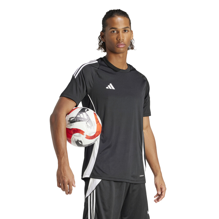 Maillot entraînement adidas Tiro24 noir blanc