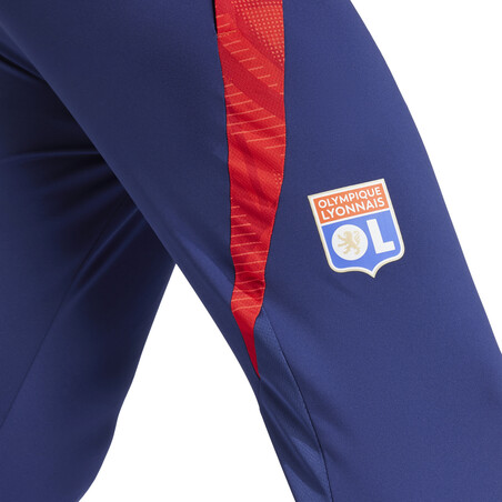 Pantalon survêtement OL bleu rouge 2024/25