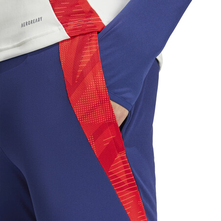 Pantalon survêtement OL bleu rouge 2024/25