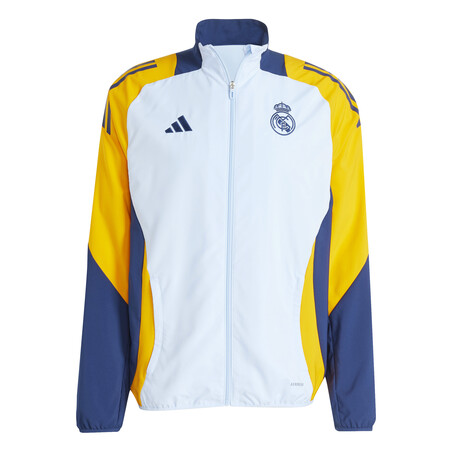 Veste survêtement Real Madrid woven bleu orange 2024/25