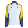 Veste survêtement Real Madrid woven bleu orange 2024/25