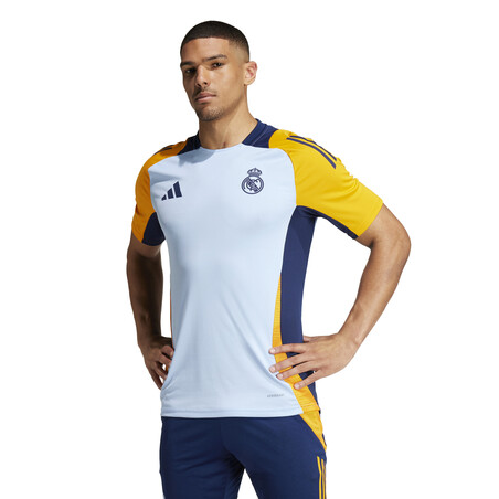 Maillot entraînement Real Madrid bleu orange 2024/25