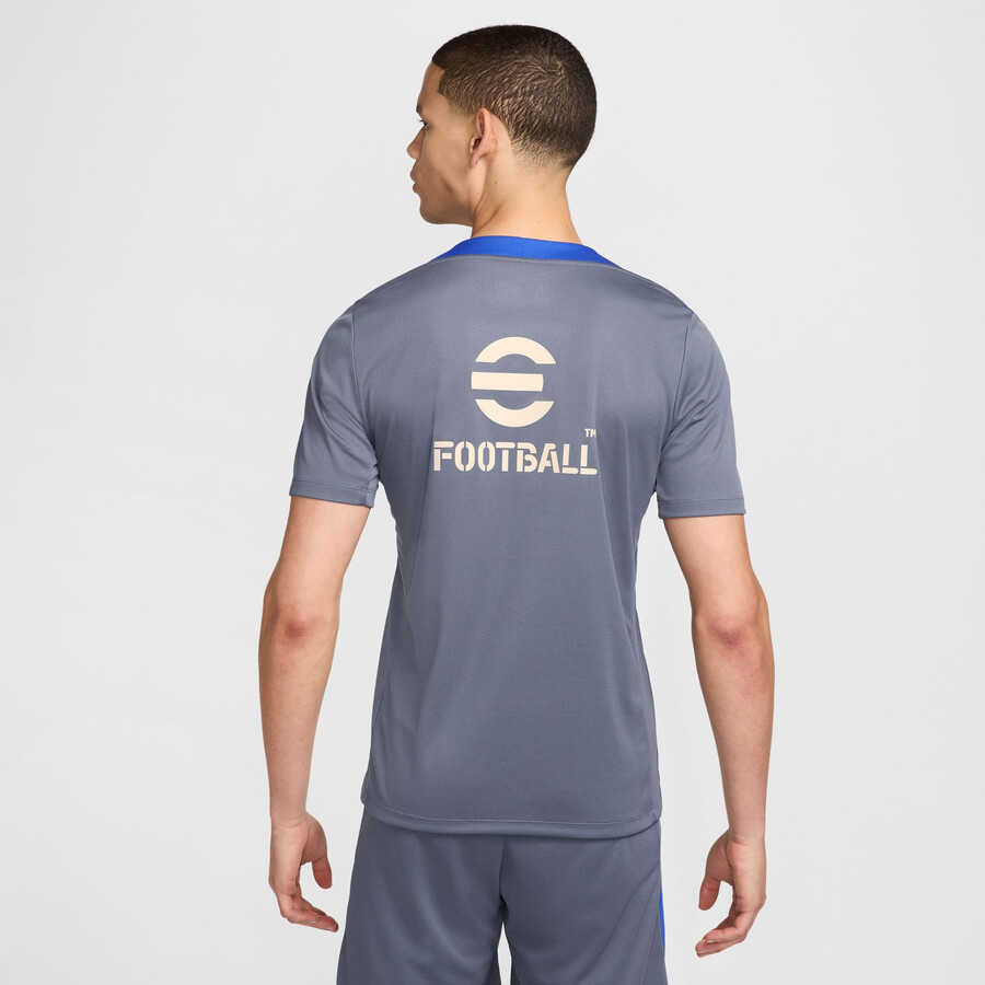 Maillot entraînement Inter Milan Strike gris bleu 2024/25