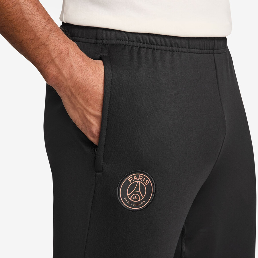 Pantalon survêtement PSG Strike noir rose 2024/25