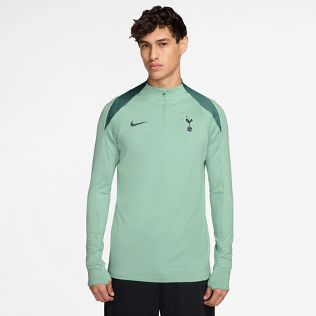 Sweat zippé Tottenham Strike vert 2024/25