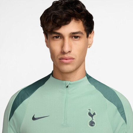 Sweat zippé Tottenham Strike vert 2024/25