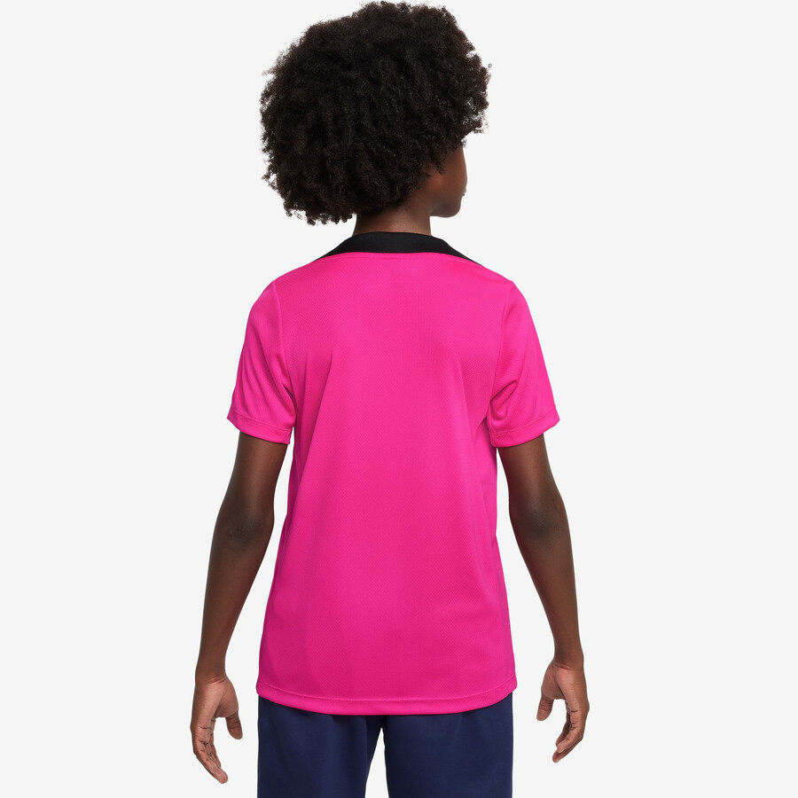 Maillot entraînement junior Chelsea Strike rose noir 2024/25