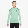 Sweat zippé junior Tottenham Strike vert 2024/25