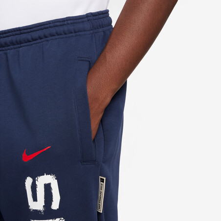 Pantalon survêtement PSG molleton bleu foncé 2024/25