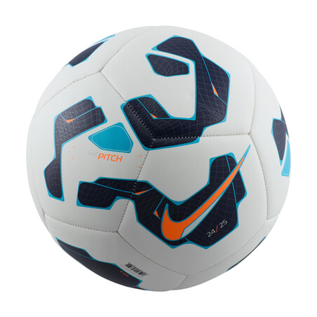 Ballon Nike Pitch blanc bleu foncé