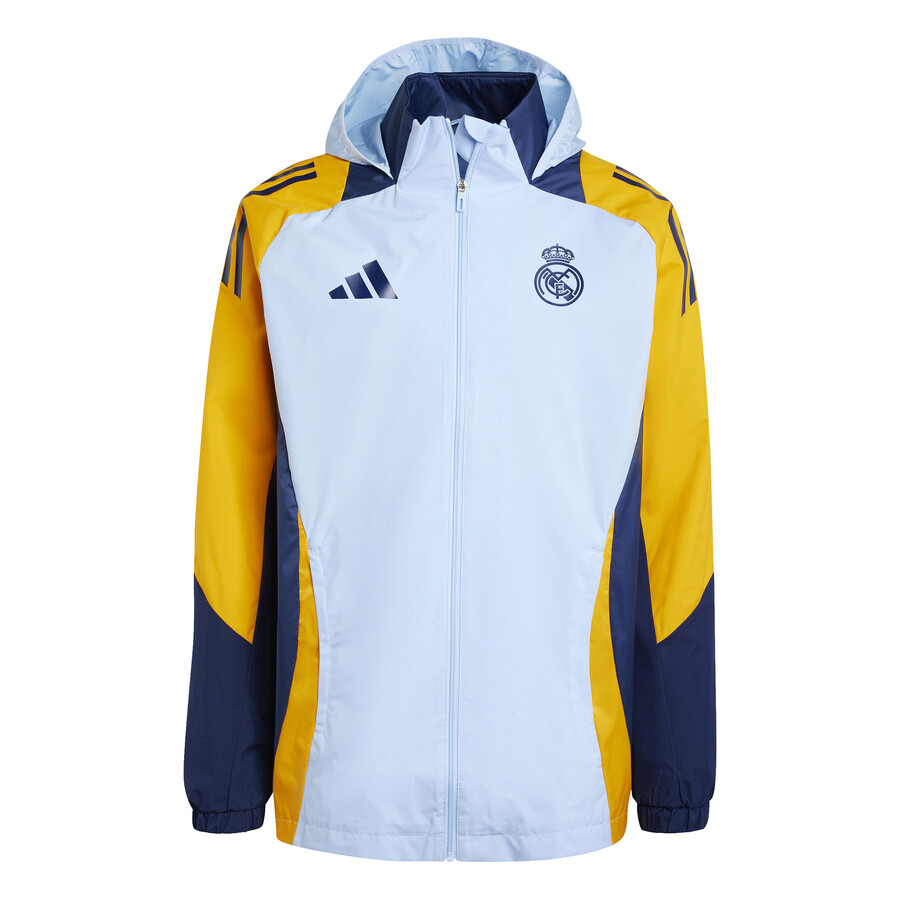 Veste imperméable Real Madrid bleu orange 2024/25