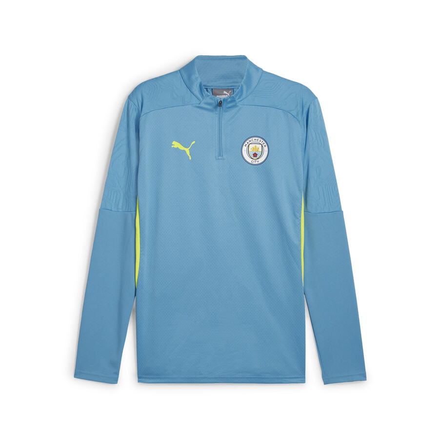 Sweat zippé Manchester City bleu ciel 2024/25