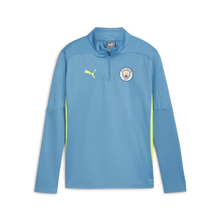 Sweat zippé junior Manchester City bleu ciel 2024/25