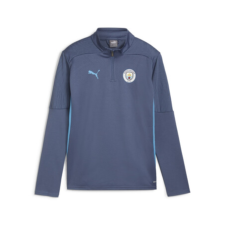 Sweat zippé junior Manchester City bleu 2024/25