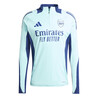 Sweat zippé Arsenal bleu ciel 2024/25