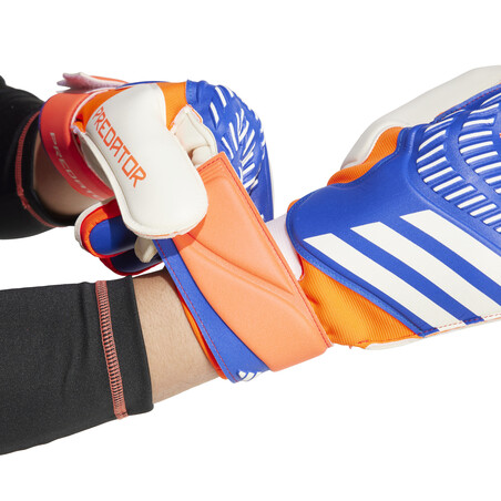 Gants gardien adidas Predator bleu rouge