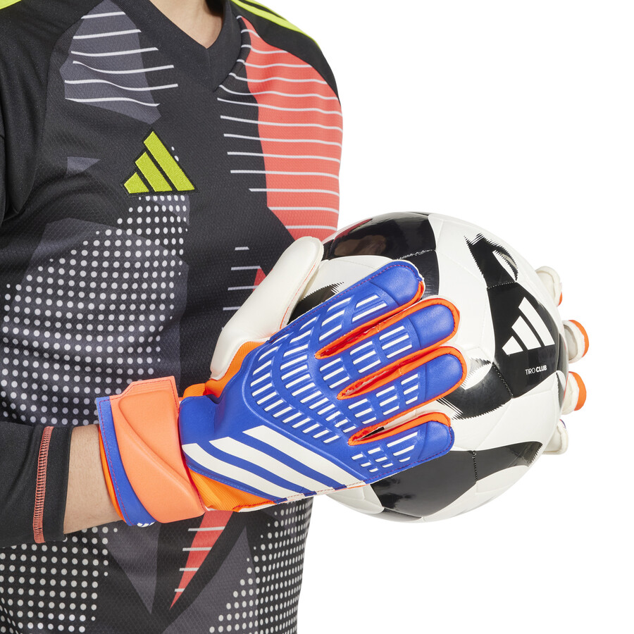 Gants gardien adidas Predator bleu rouge