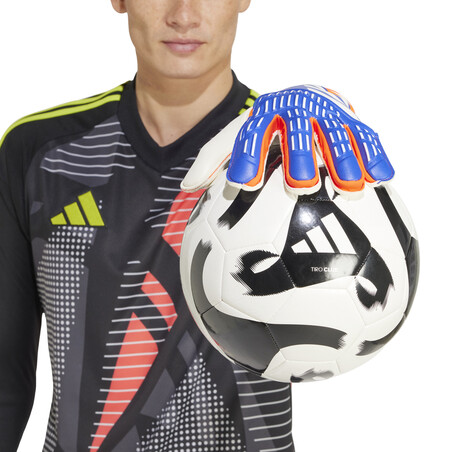 Gants gardien adidas Predator bleu rouge