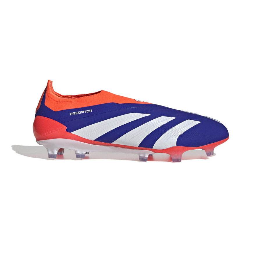 adidas Predator LaceLess Elite FG bleu rouge