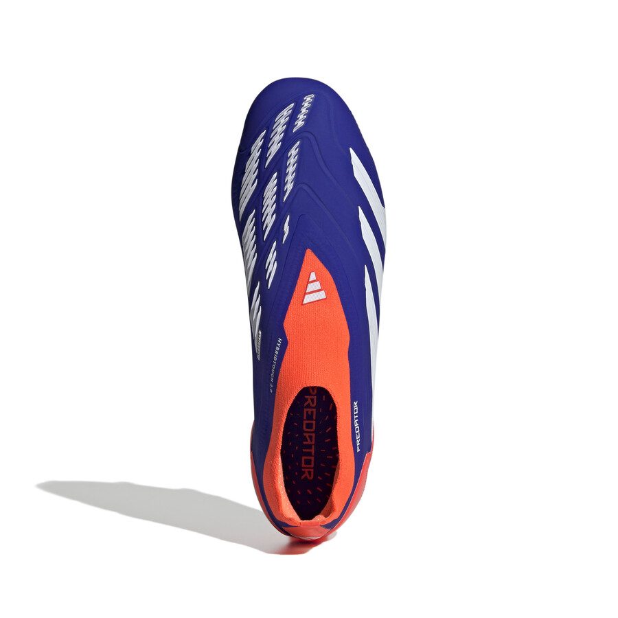 adidas Predator LaceLess Elite FG bleu rouge