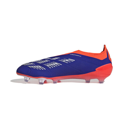 adidas Predator LaceLess Elite FG bleu rouge