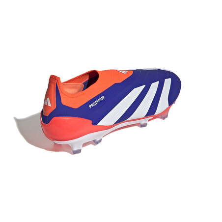 adidas Predator LaceLess Elite FG bleu rouge