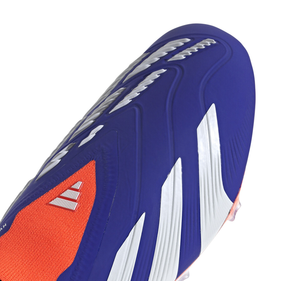 adidas Predator LaceLess Elite FG bleu rouge