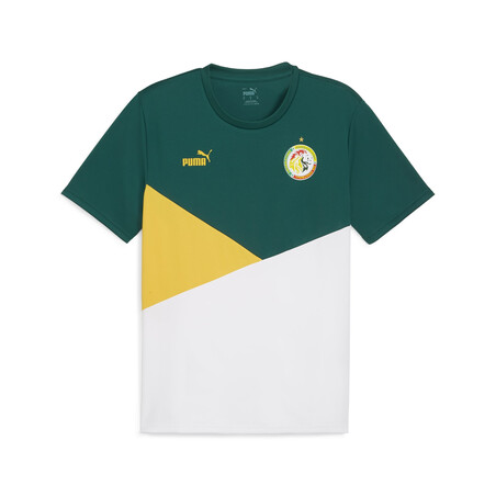 T-shirt Sénégal vert blanc 2024