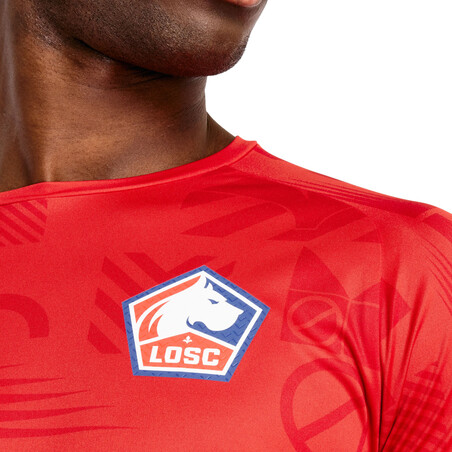 Maillot avant match LOSC rouge 2024/25