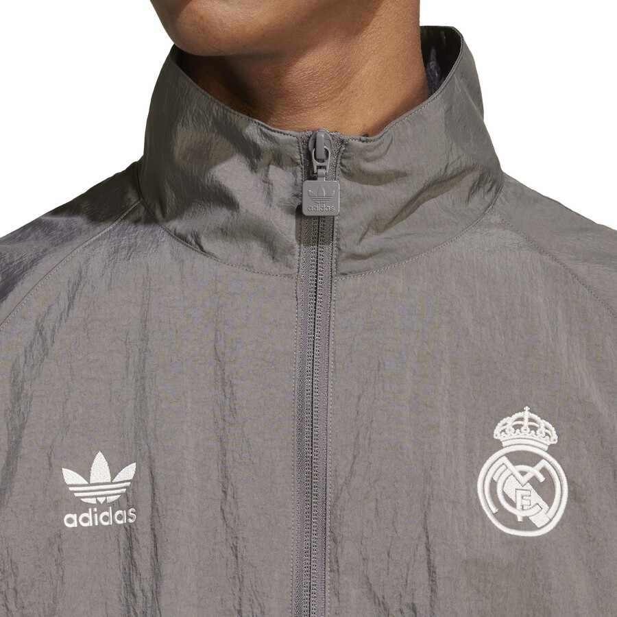 Veste survêtement Real Madrid Lifestyle gris 2024/25