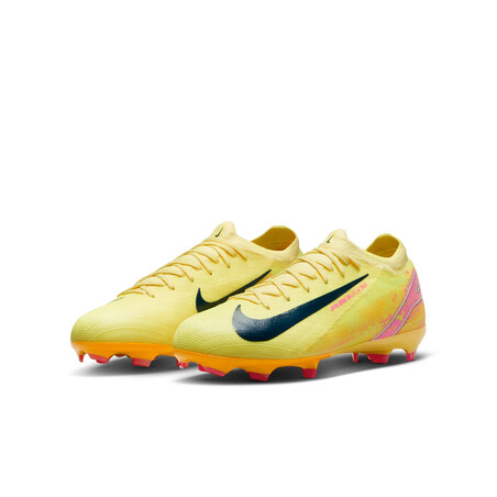 Nike Air Zoom Mercurial Vapor 16 Pro junior Mbappé FG jaune rose