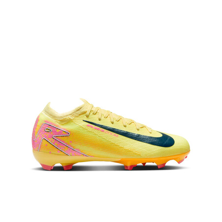 Nike Air Zoom Mercurial Vapor 16 Pro junior Mbappé FG jaune rose