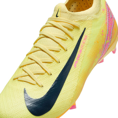 Nike Air Zoom Mercurial Vapor 16 Pro junior Mbappé FG jaune rose