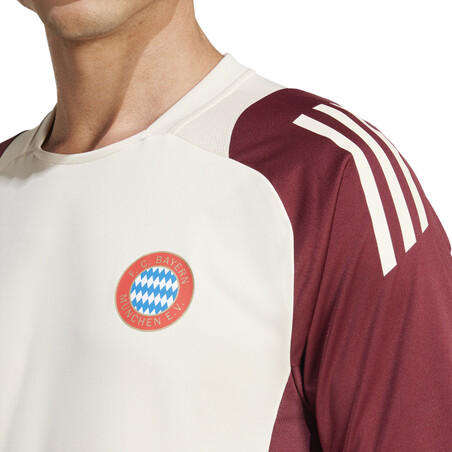 Maillot entraînement Bayern Munich blanc rouge 2024/25