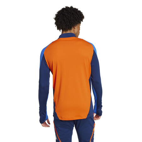 Sweat zippé Juventus orange bleu 2024/25