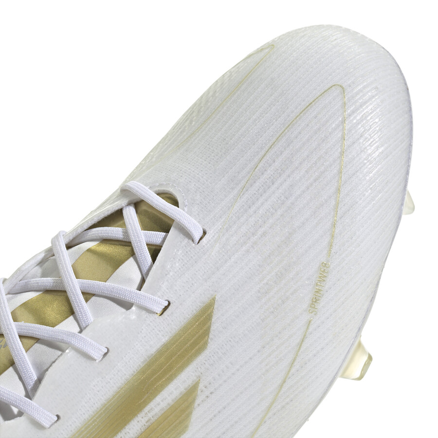 adidas F50 Elite FG blanc or