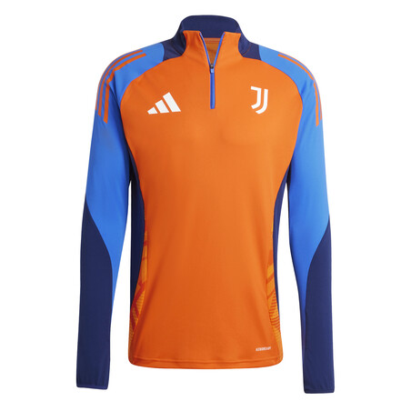 Sweat zippé Juventus orange bleu 2024/25