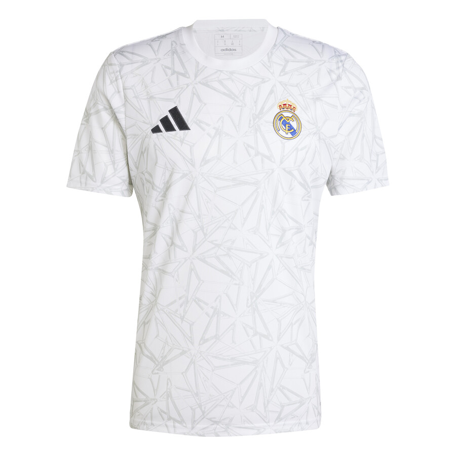 Maillot avant match Real Madrid blanc 2024/25