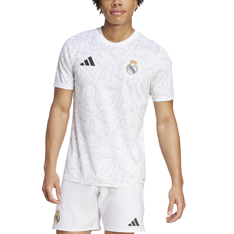 Maillot avant match Real Madrid blanc 2024/25