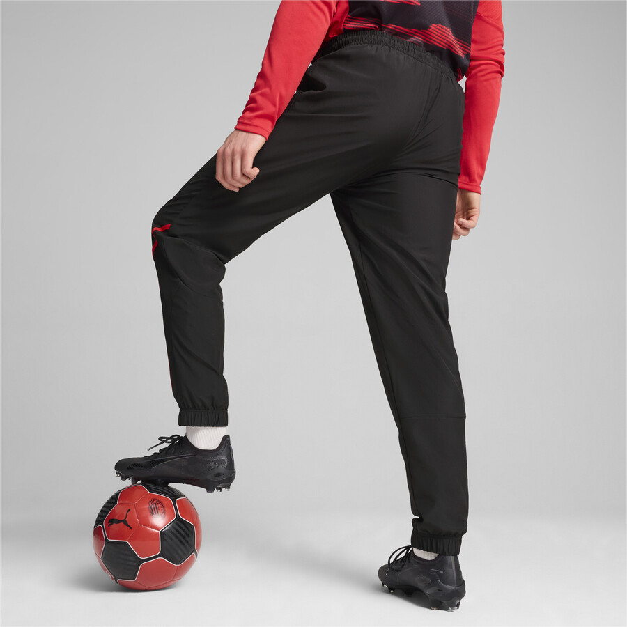 Pantalon avant match Milan AC noir rouge 2024/25