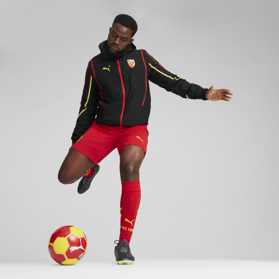 Veste avant match RC Lens noir rouge 2024/25