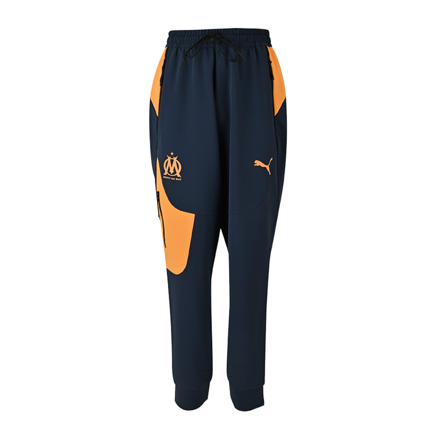 Pantalon survêtement OM Tech Woven bleu orange 2024/25