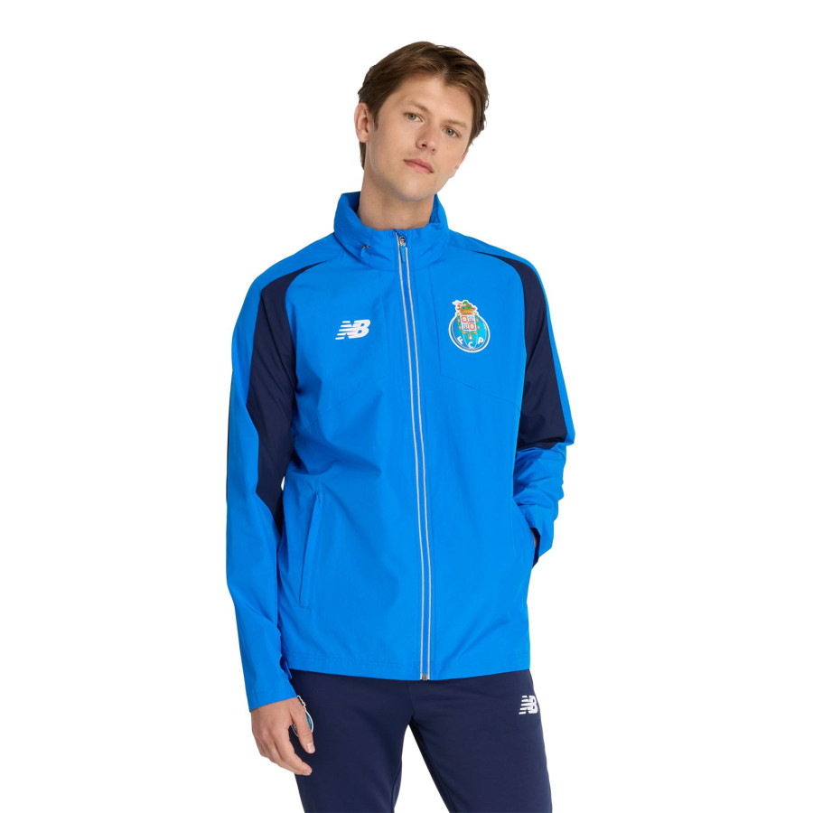 Veste imperméable FC Porto bleu ciel 2024/25