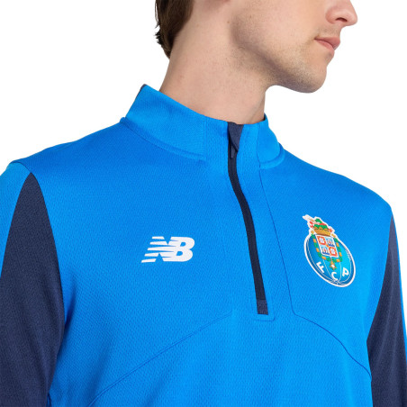 Sweat zippé FC Porto bleu ciel 2024/25