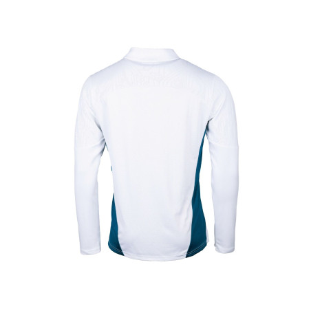 Sweat zippé OM blanc bleu 2024/25