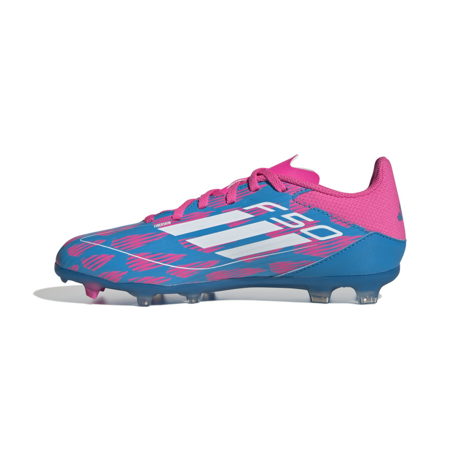 adidas F50 League junior FG/MG rose bleu