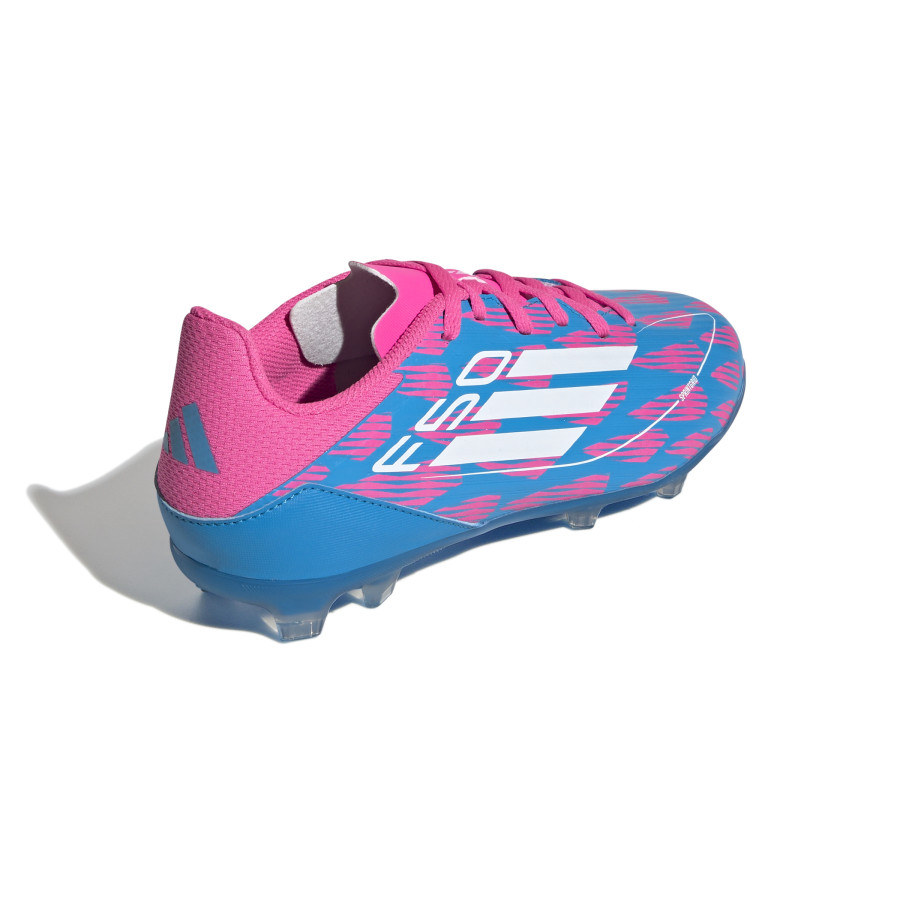 adidas F50 League junior FG/MG rose bleu