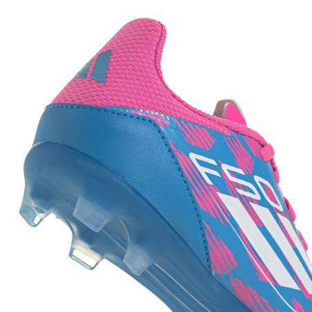 adidas F50 League junior FG/MG rose bleu