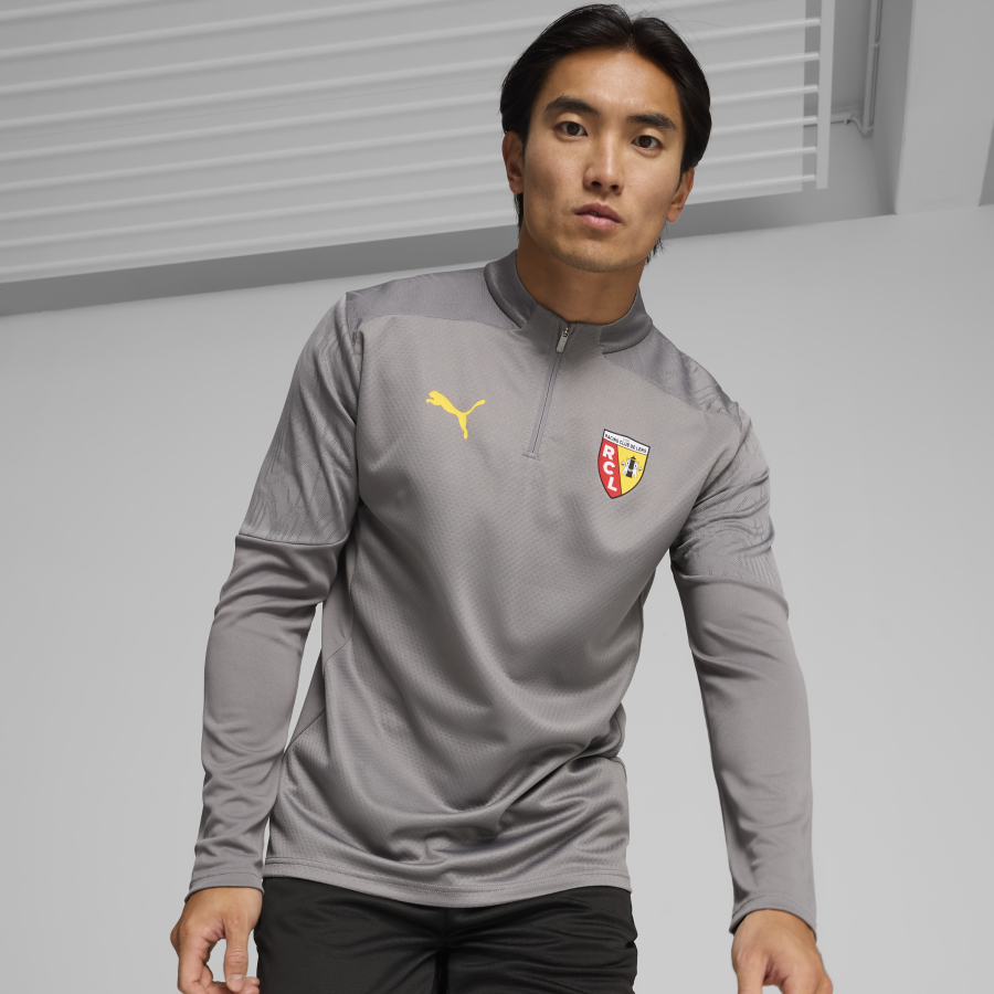 Sweat zippé RC Lens gris 2024/25