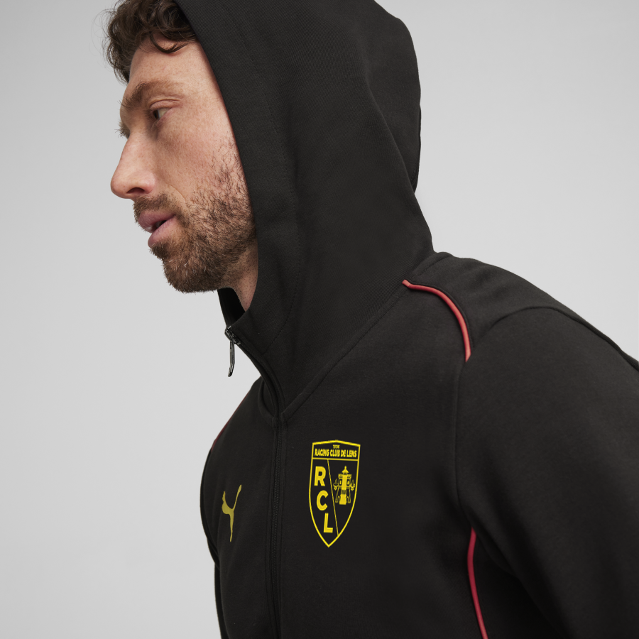 Veste survêtement RC Lens Casual noir 2024/25